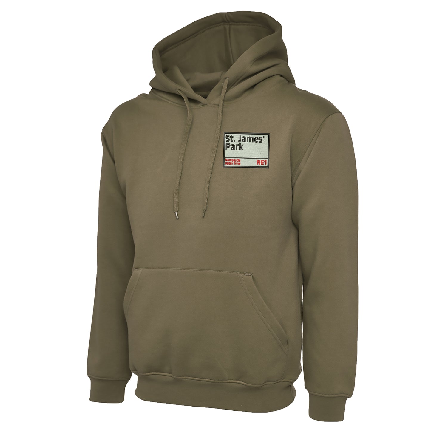 St James' Park NE1 Embroidered Hoodie