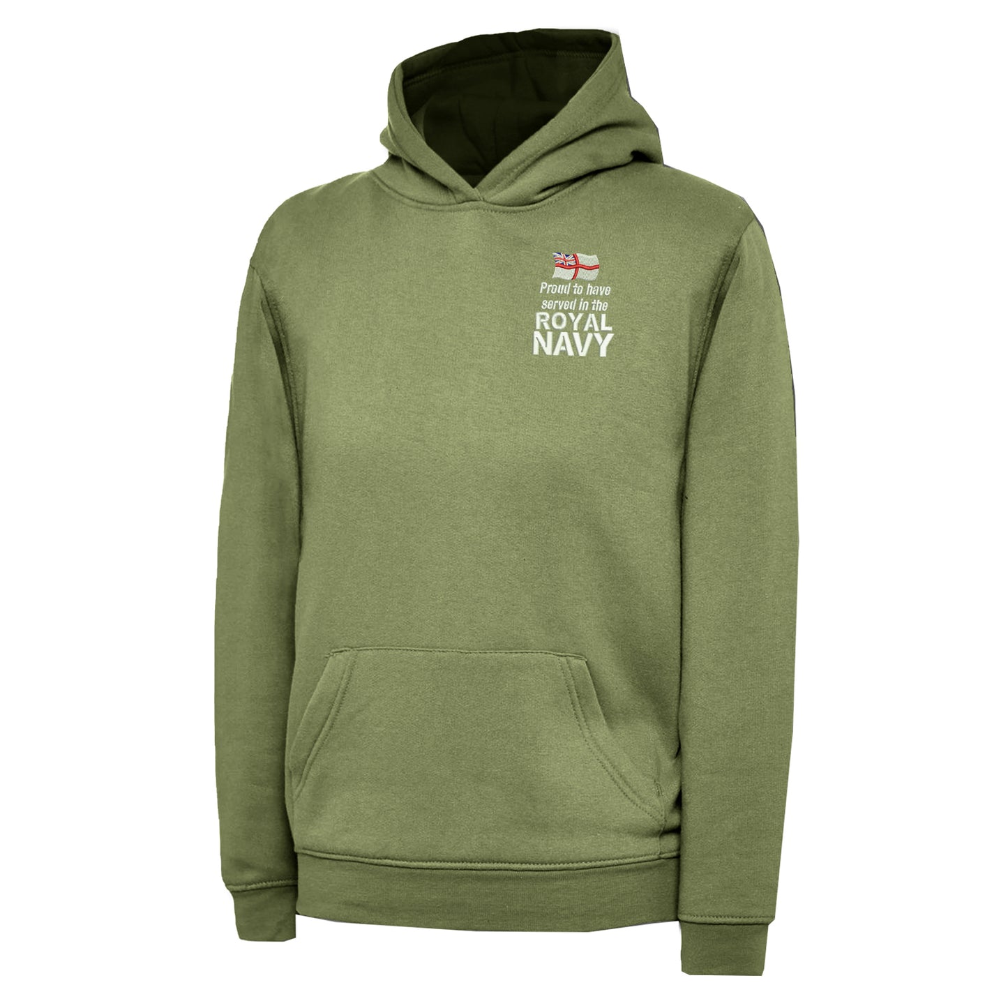 Proud to Have Served in The Royal Navy Embroidered Children's Hoodie