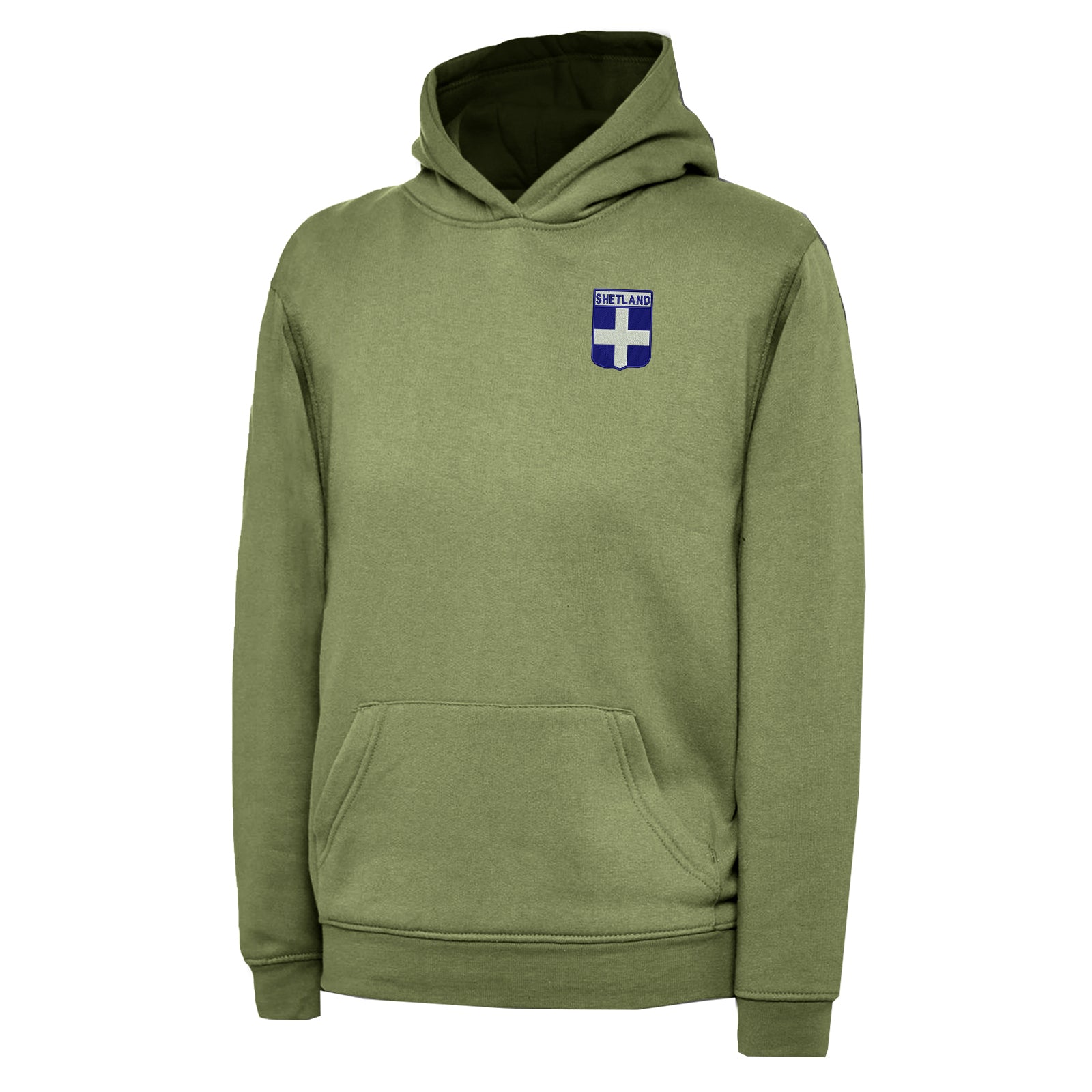 Shetland Flag of Scotland Shield Hoodie