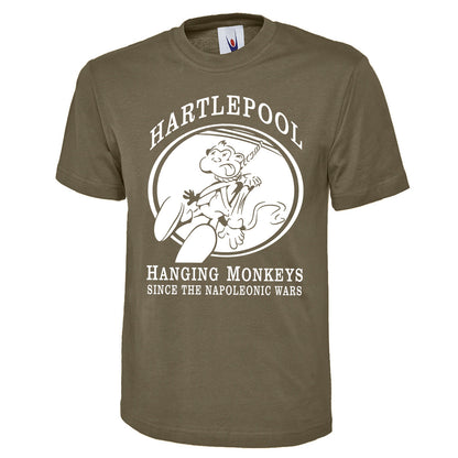 Hartlepool England Hanging Monkeys Since The Napoleonic Wars T-Shirt