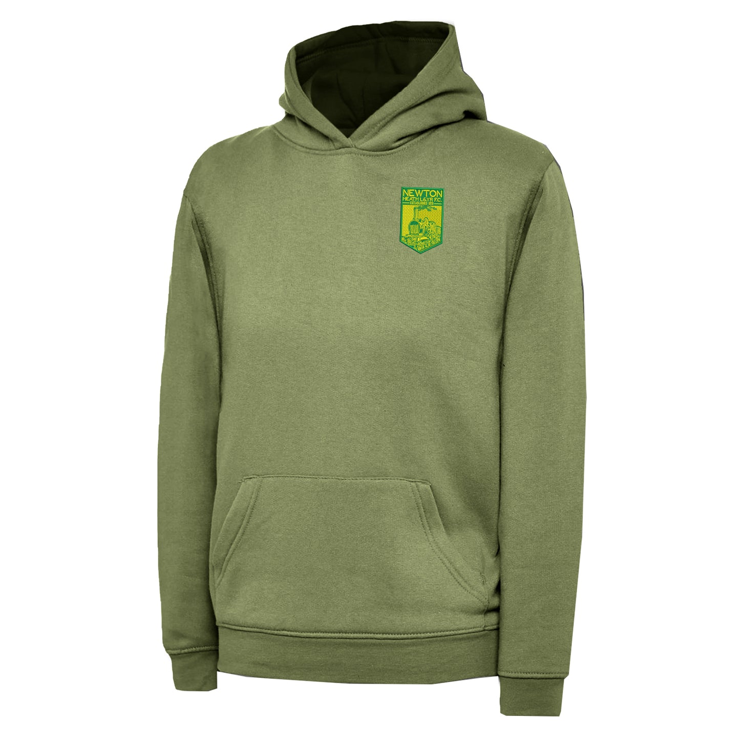 Retro Newton Heath LYR Embroidered Children's Hoodie