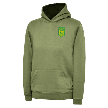 Retro Newton Heath LYR Embroidered Children's Hoodie
