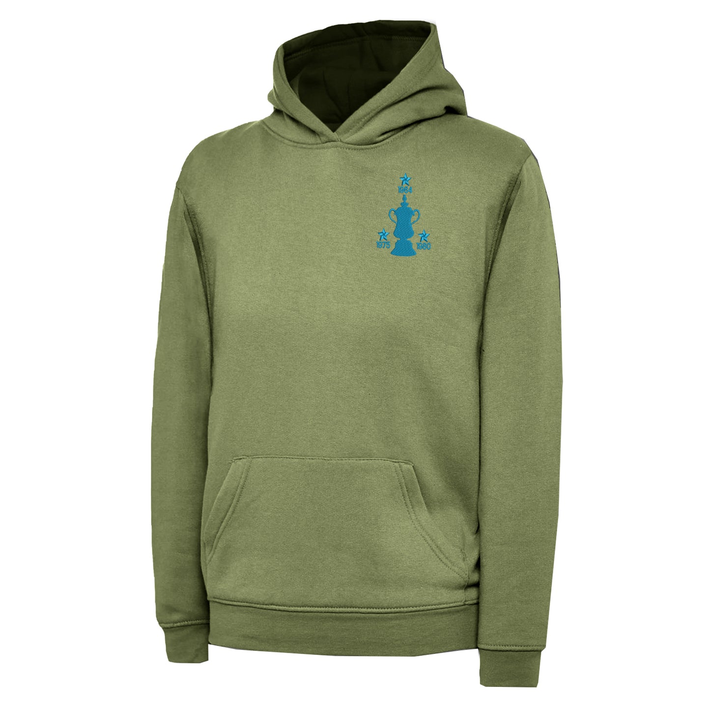 Retro West Ham Three Time Cup Winners Embroidered Children's Hoodie