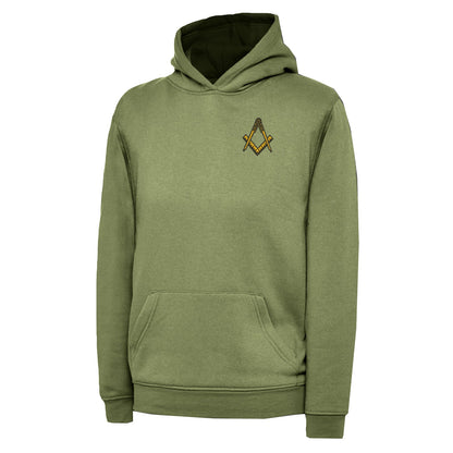 Freemasonry without G Embroidered Children's Hoodie