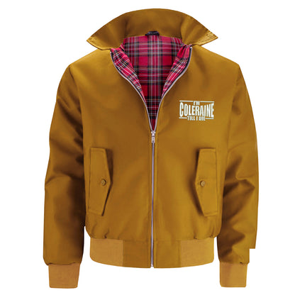 I am Coleraine Embroidered Harrington Jacket