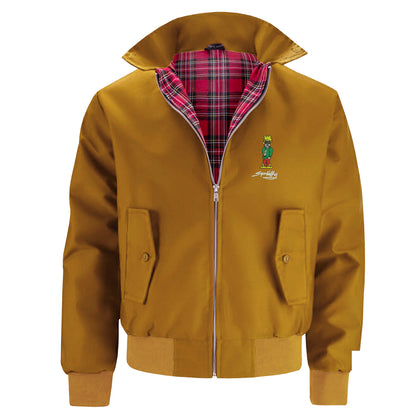 Retro Eclipse Classic Embroidered Harrington Jacket