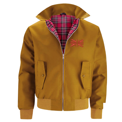 Bournemouth Union Jack Flag Embroidered Classic Harrington Jacket