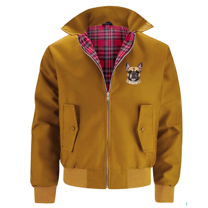 French Bulldog Dog Face Jacket Mens
