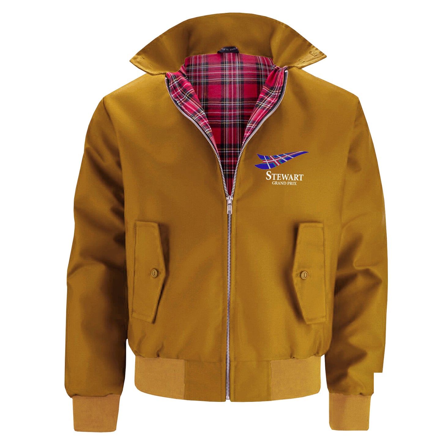 Retro Stewart Grand Prix Classic Harrington Jacket