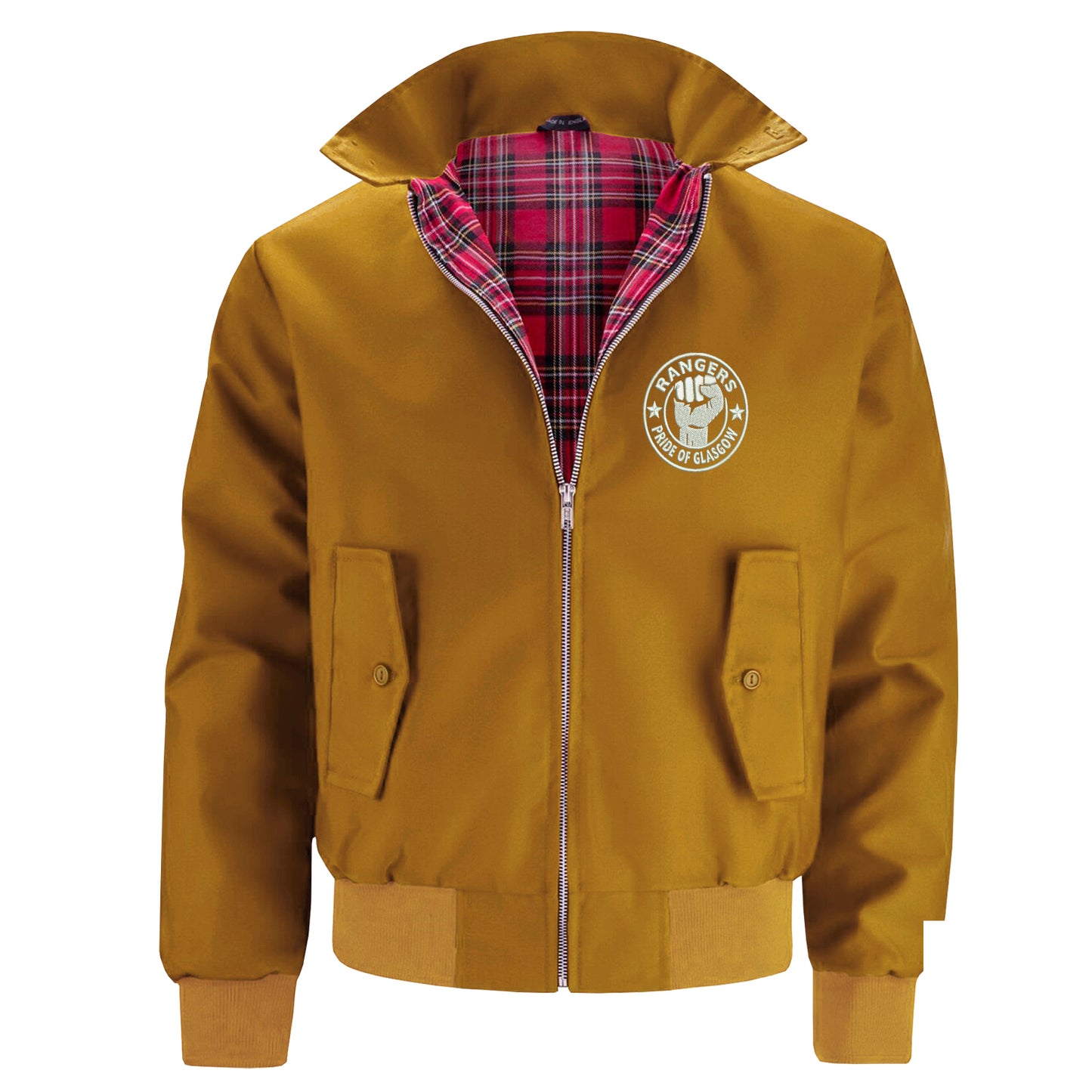 Rangers Pride of Glasgow Embroidered Classic Harrington Jacket