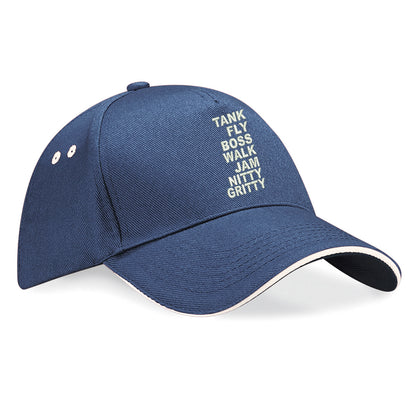 Tank Fly Boss Walk Jam Nitty Gritty Baseball Cap