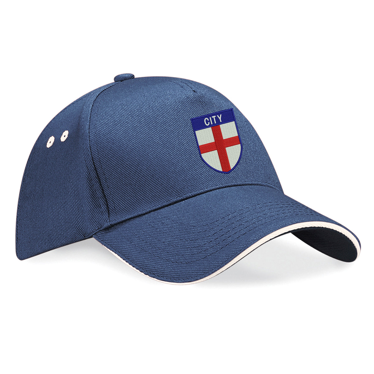 City Flag of England Shield Baseball Cap