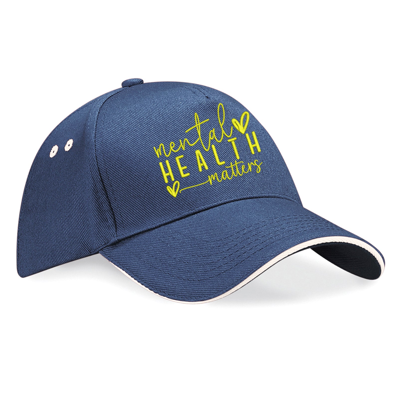 Yellow Mental Health Baseball Cap
