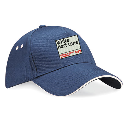 Retro White Hart Lane Baseball Cap