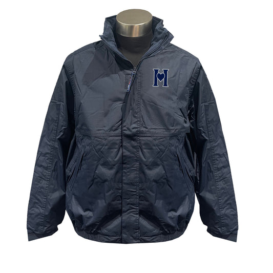 Retro Old School Hearts Football Jacket 