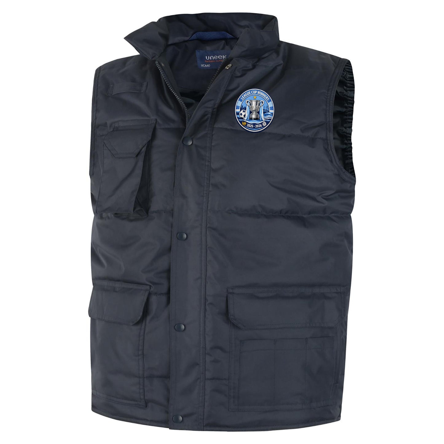 Man City League Cup Winners 2026 Bodywarmer