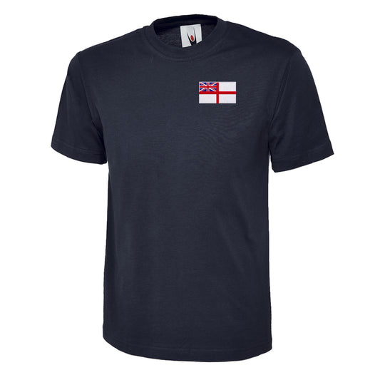 Childs Royal Navy White Ensign Flag Shirt