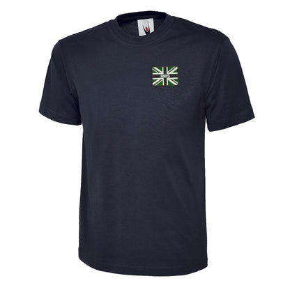 Hibs Coloured Union Jack  Embroidered Children's T-Shirt