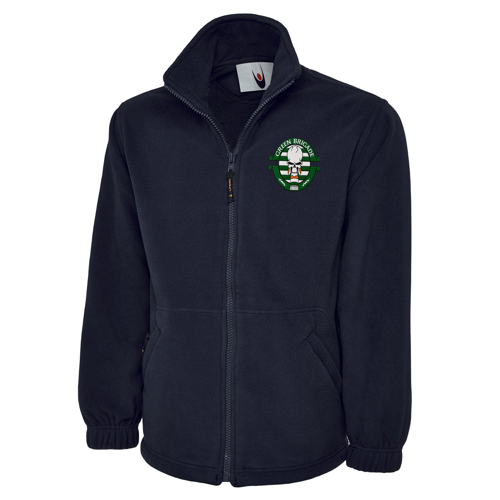 Green Brigade Celtic Football Fleece Jacket 