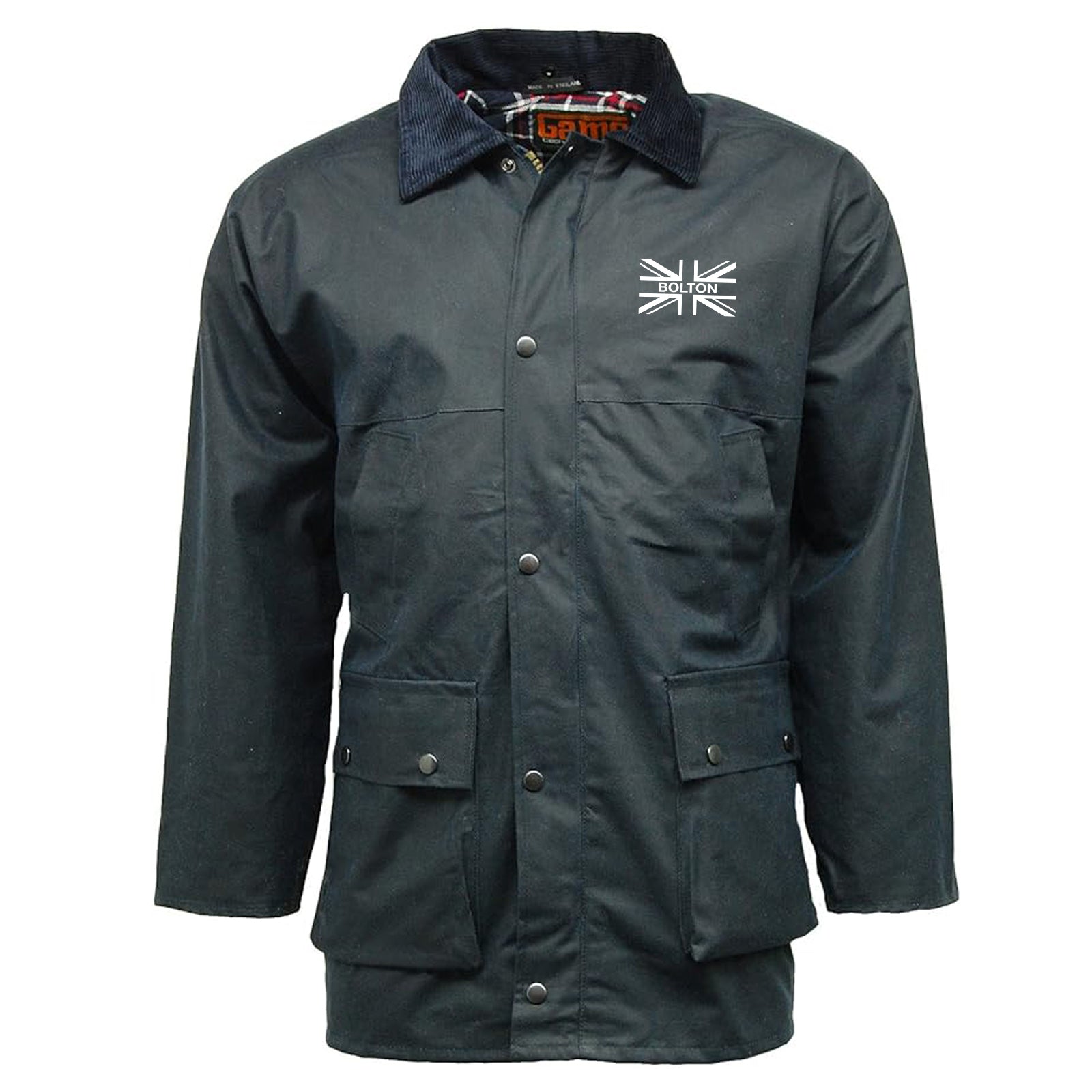 Bolton Union Jack Wax Jacket