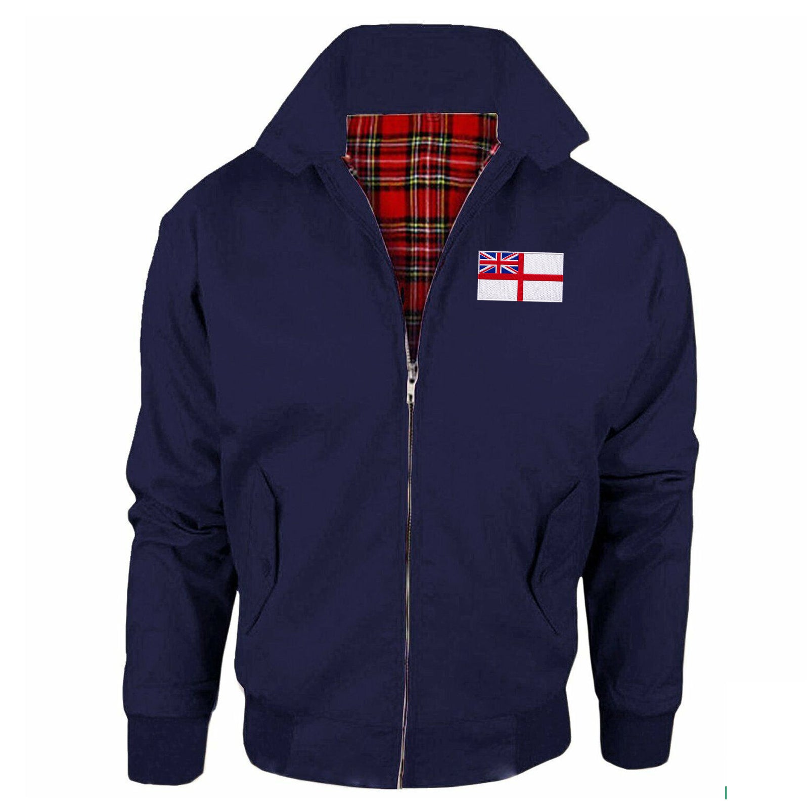 Royal Navy White Ensign Flag Jacket Mens