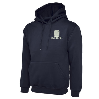 Retro Neath RFC Embroidered Hoodie