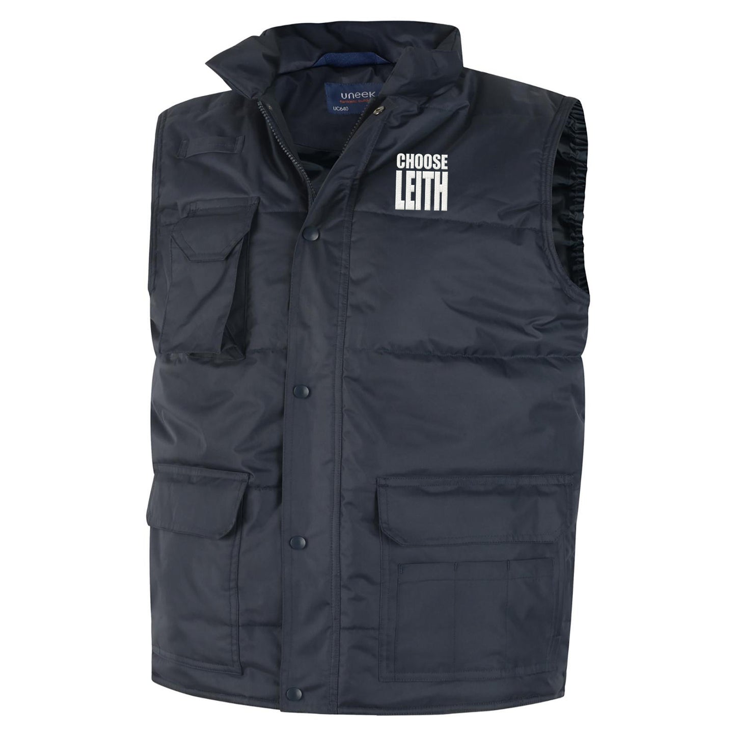 Hibs FC Choose Leith Football Bodywarmer 