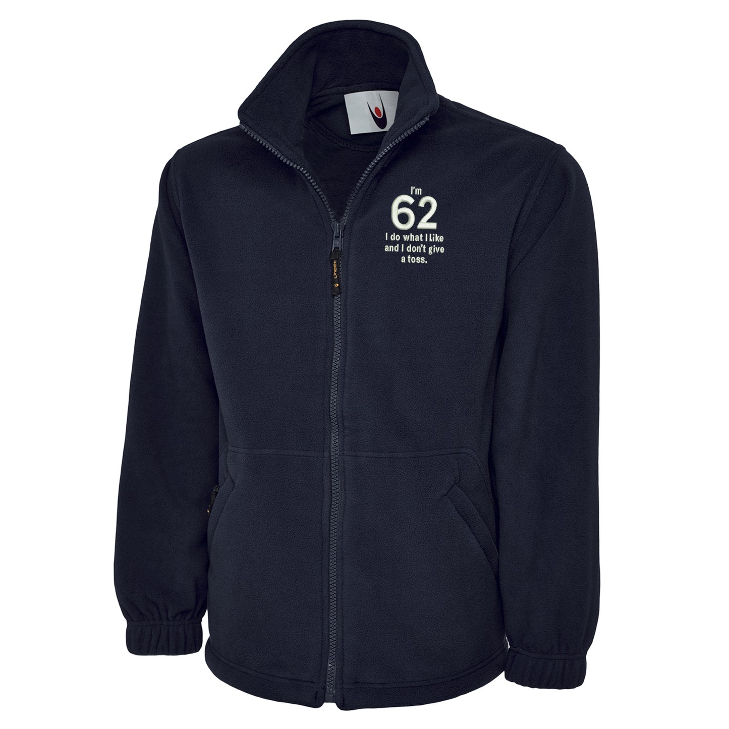 62nd Birthday Fleece Jacket