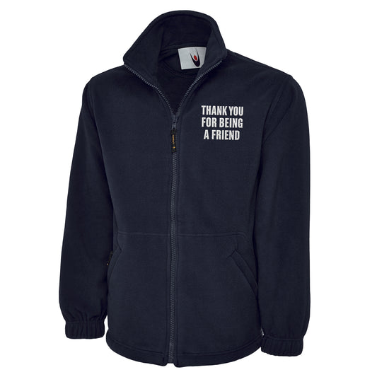 Thank You for Being a Friend Fleece Jacket 
