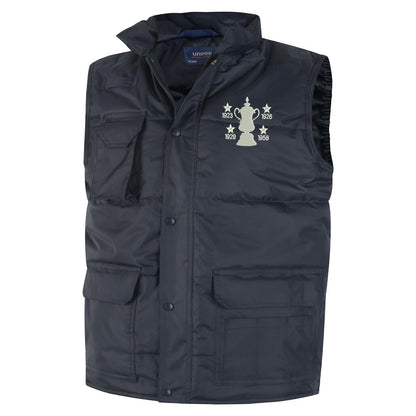 Retro Bolton Four Time Cup Winners Super Pro Body Warmer