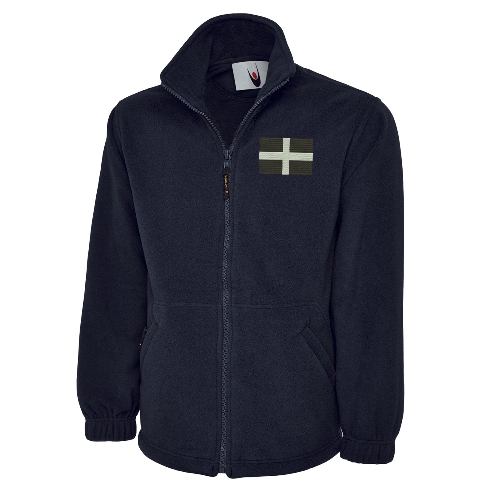Saint Piran’s Flag Cornwall Fleece Jacket 