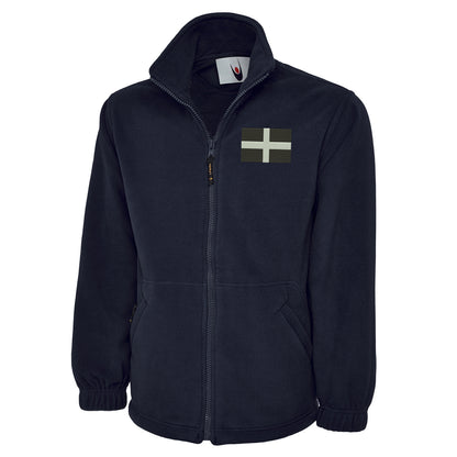 Saint Piran’s Flag Cornwall Fleece Jacket 