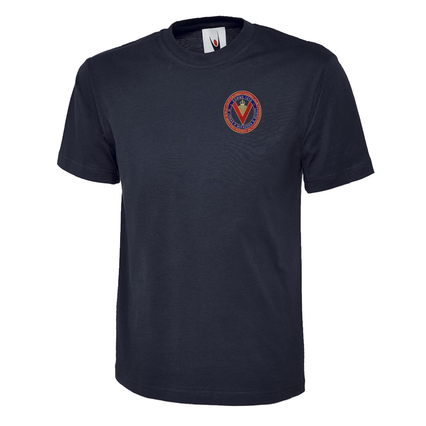 Retro Clapton Orient Somme Memorial Embroidered Children's T-Shirt