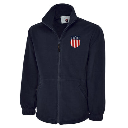 Retro USA 1913 Soccer Fleece Jacket