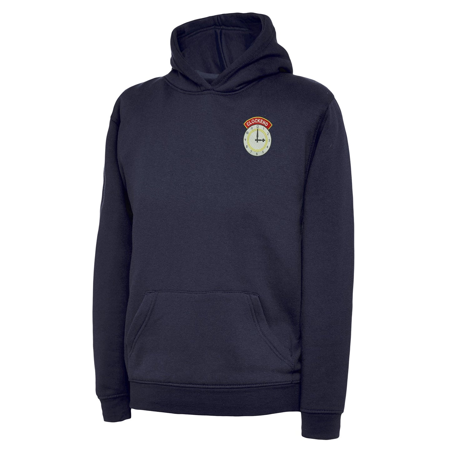 Clockend Embroidered Children's Hoodie