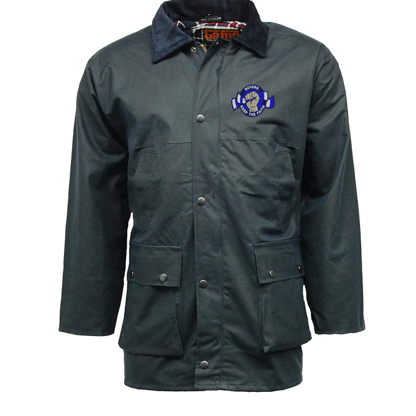 Rovers Keep The Faith Padded Wax Jacket