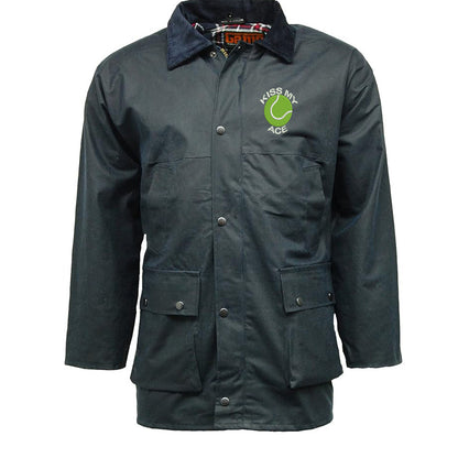 Kiss My Ace Padded Wax Jacket