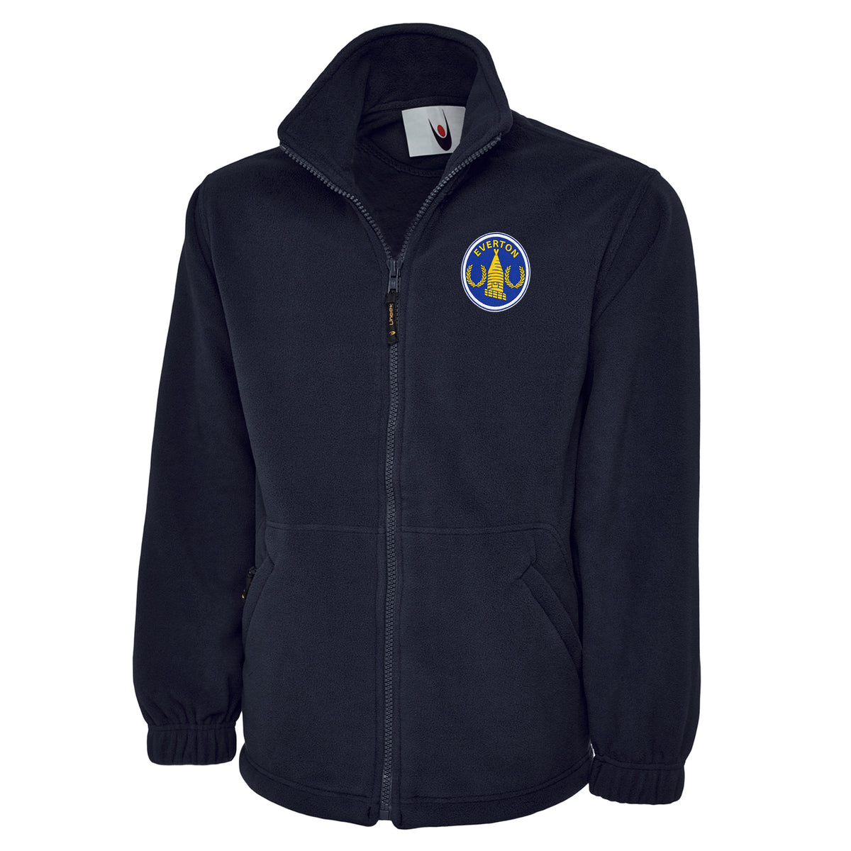 Retro Everton 1983 Embroidered Premium Fleece Jacket