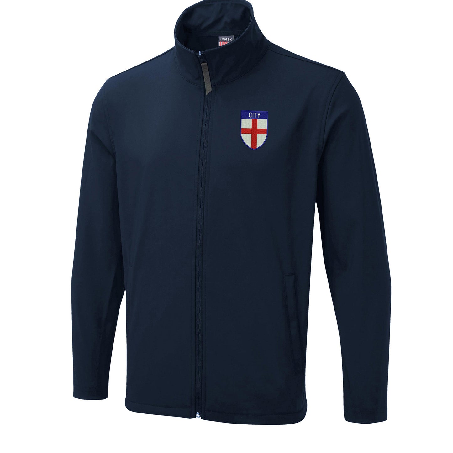 City Flag of England Shield Lightweight Soft Shell Jacket
