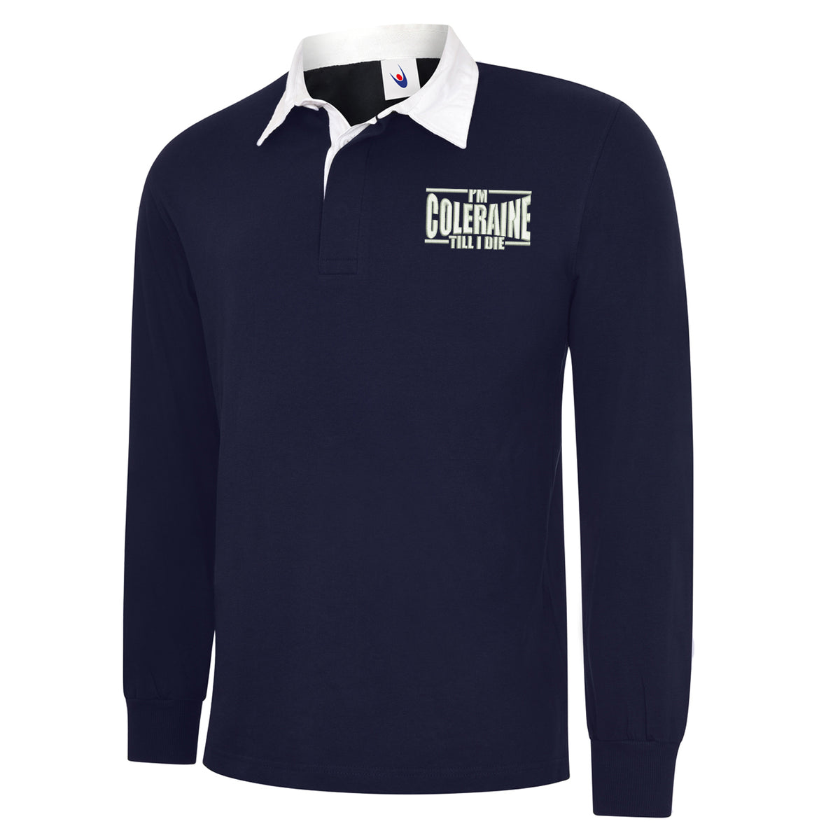 I am Coleraine Embroidered Classic Rugby Shirt