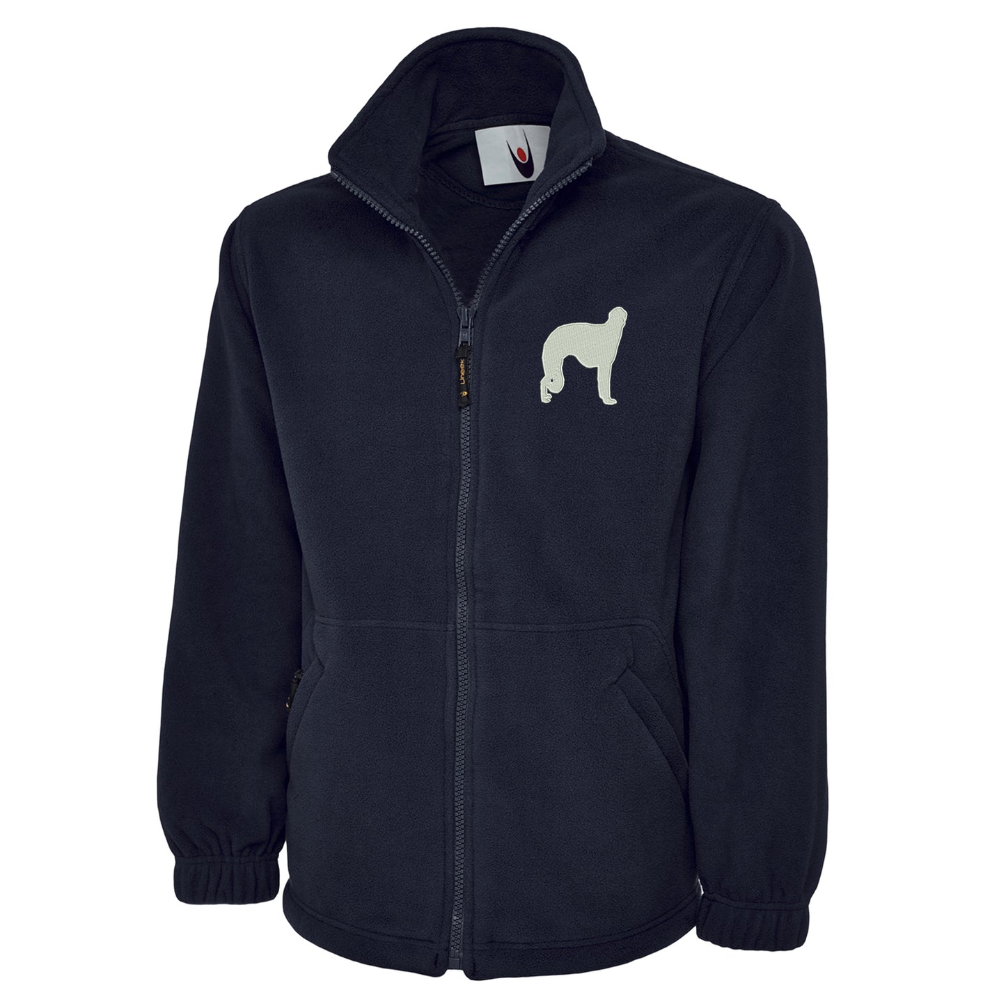 Borzoi Embroidered Premium Fleece Jacket