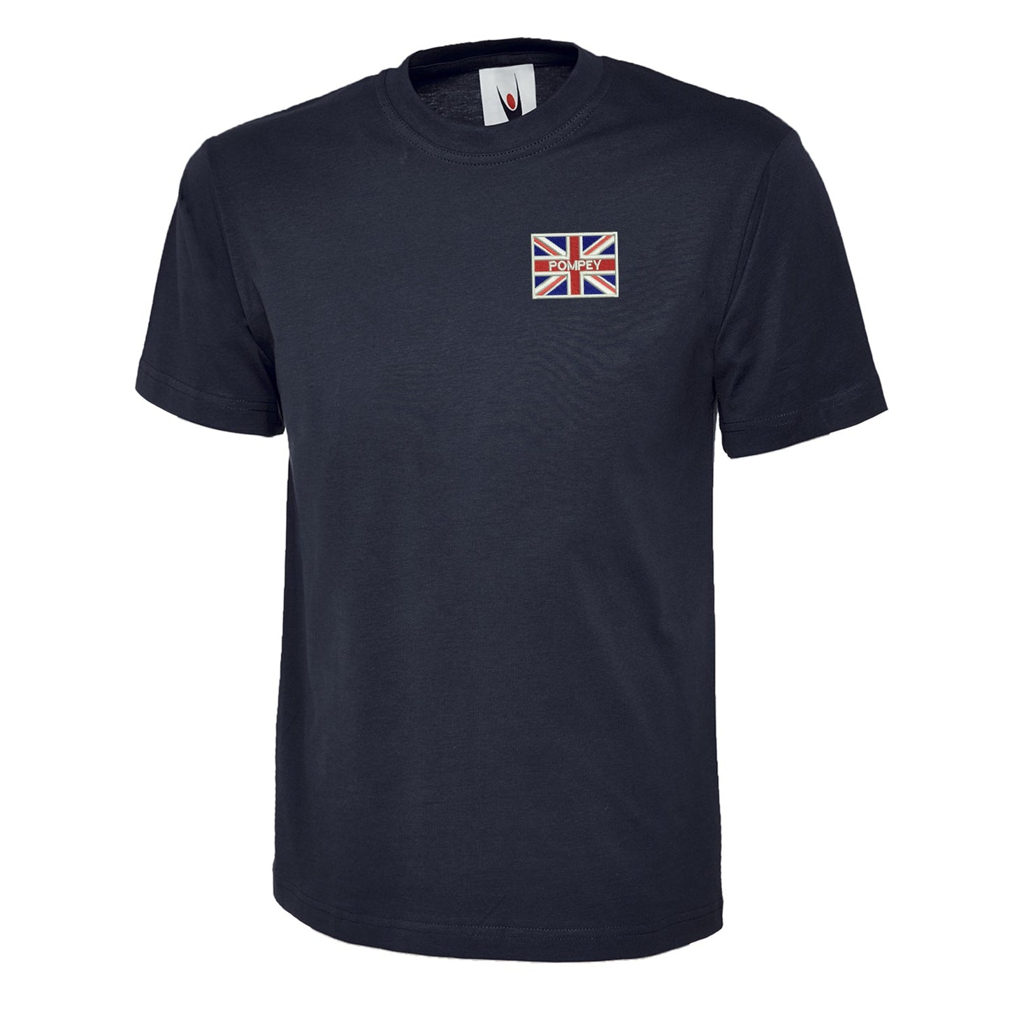 Pompey Coloured Union Jack  Embroidered Children's T-Shirt