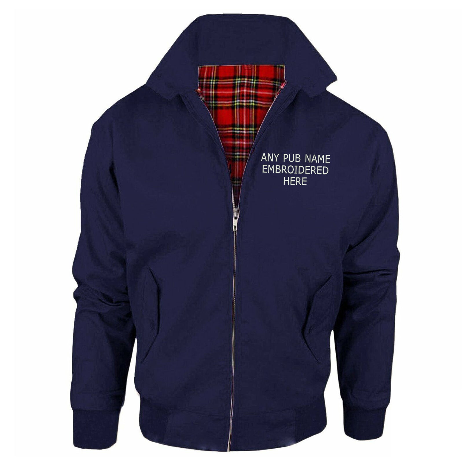 Personalised Embroidered Pub Jacket Mens