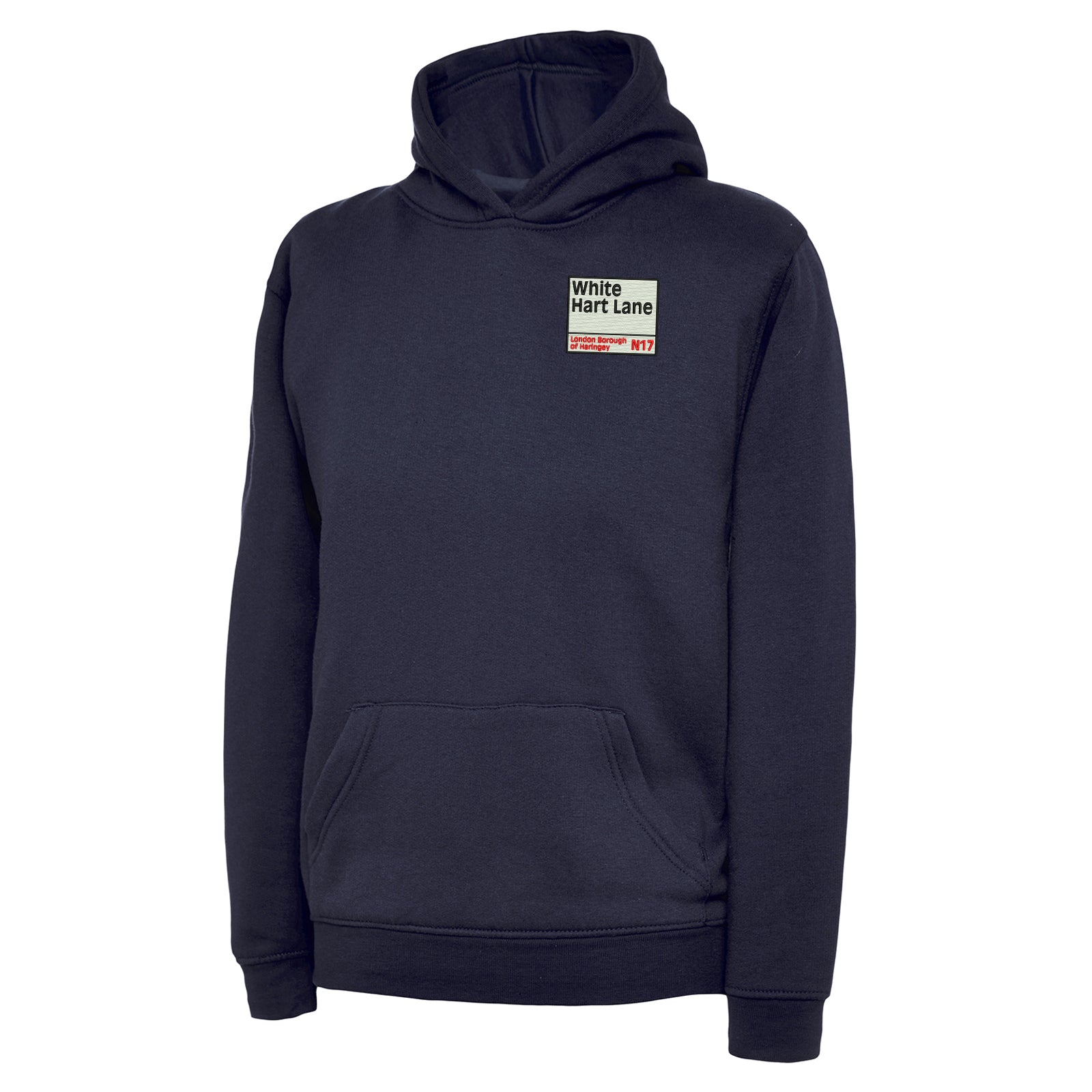 Children's Retro White Hart Lane Hoodie
