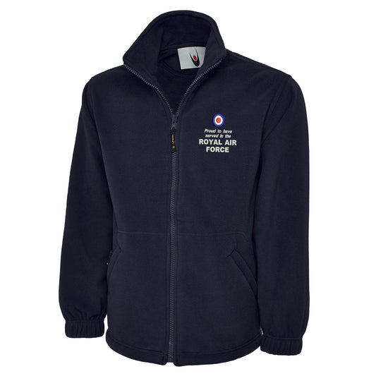 Proud to Have Served in The Royal Air Force Fleece