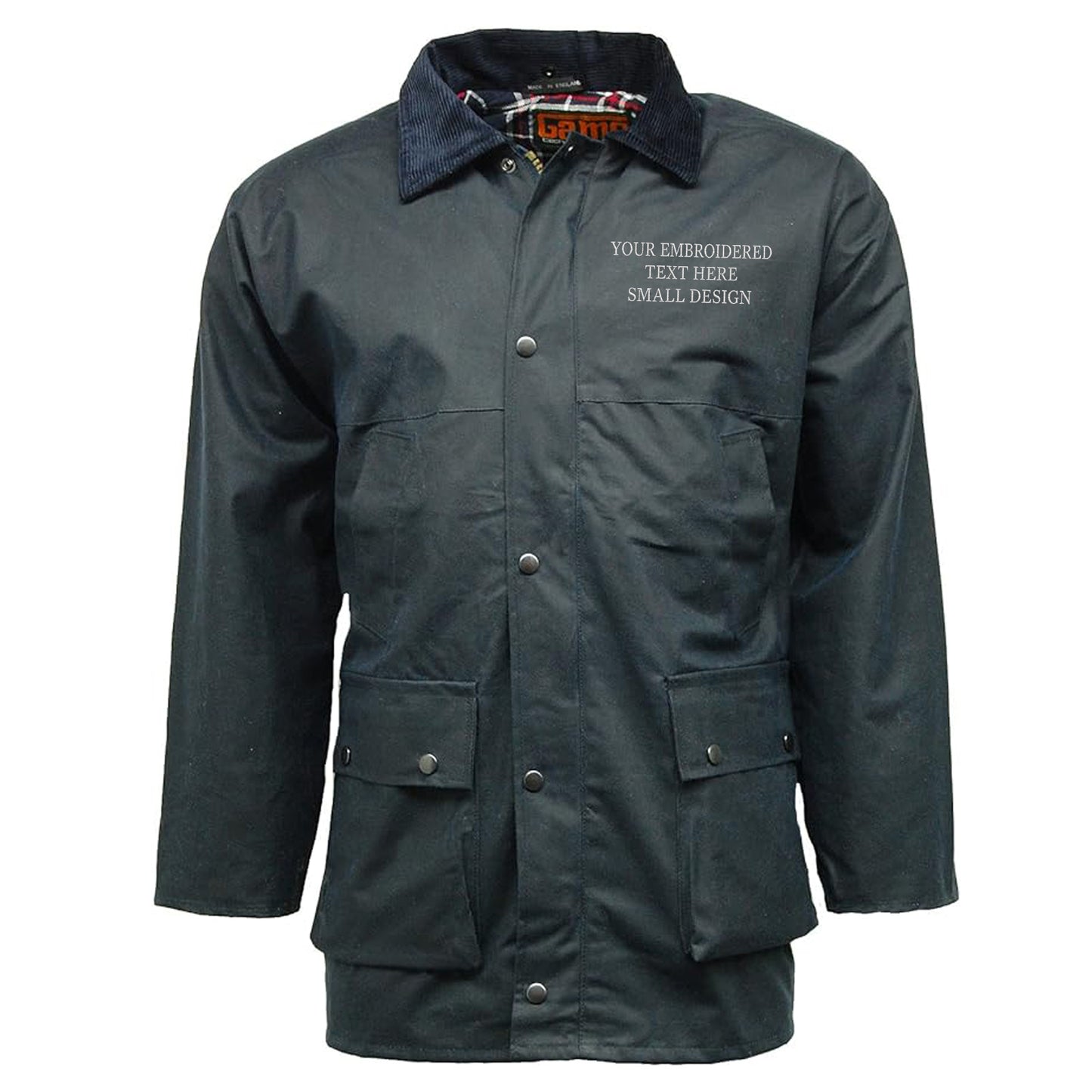 Personalised Custom Small Text Coat