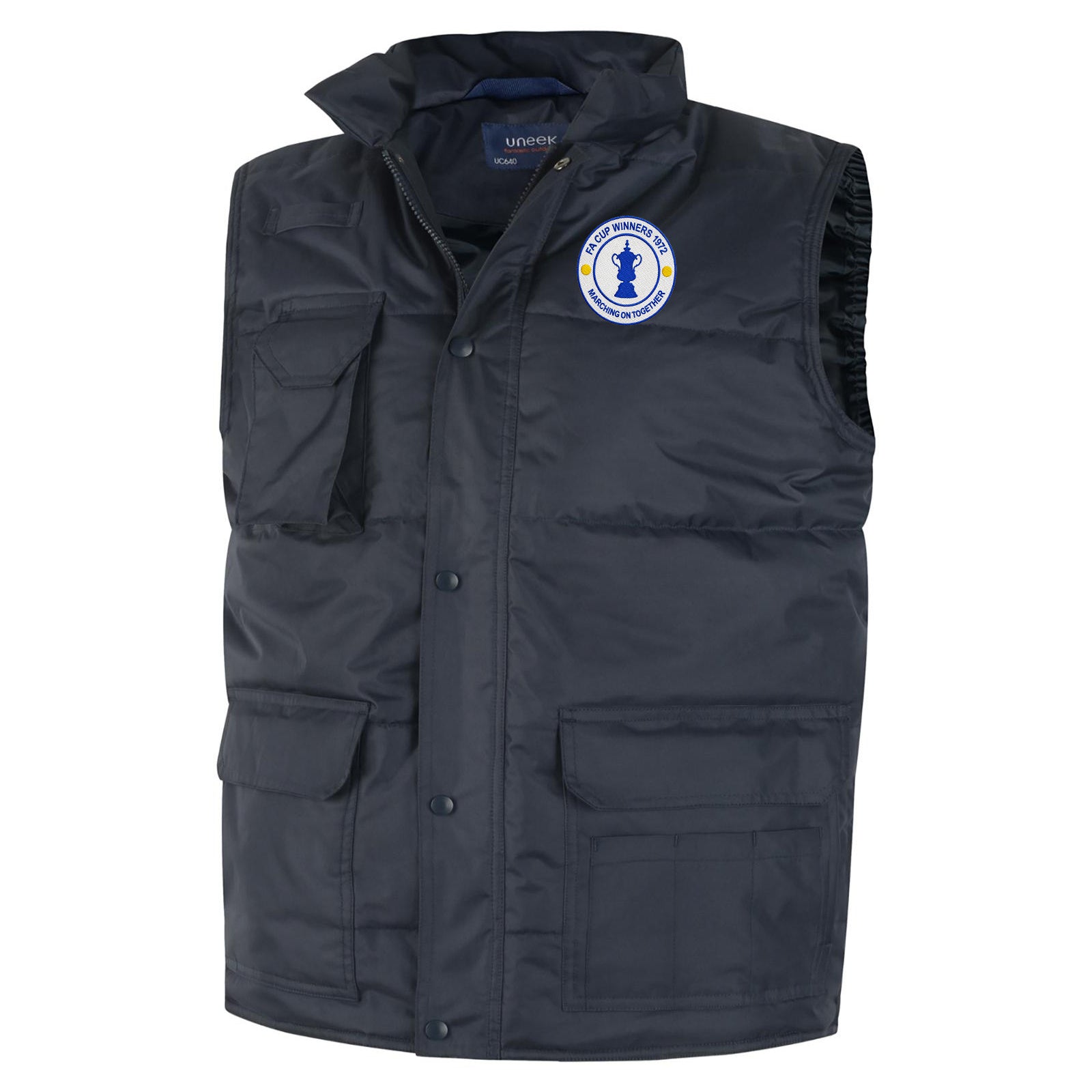 Old School Leeds United Bodywarmer 