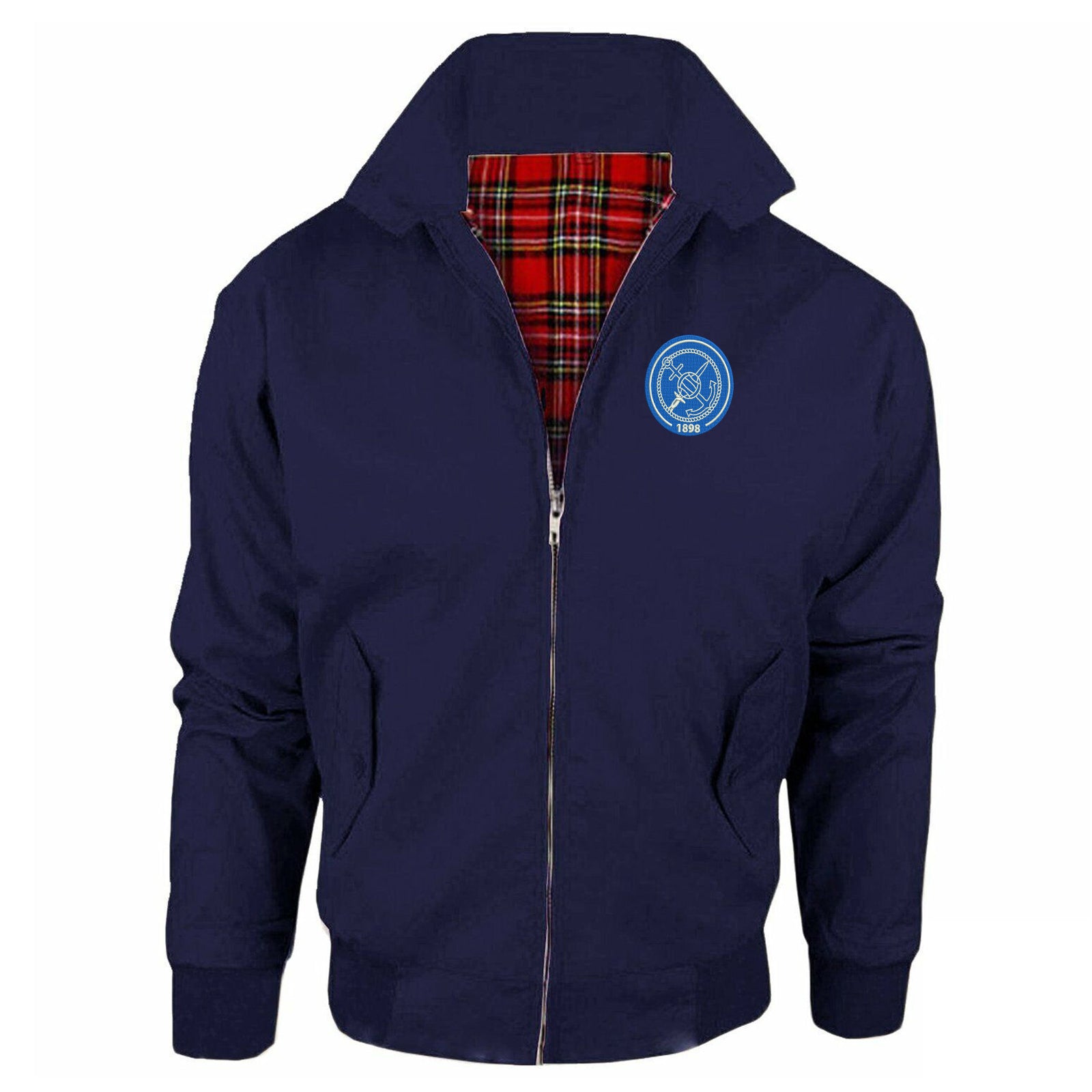 Retro Portsmouth Football Jacket Mens