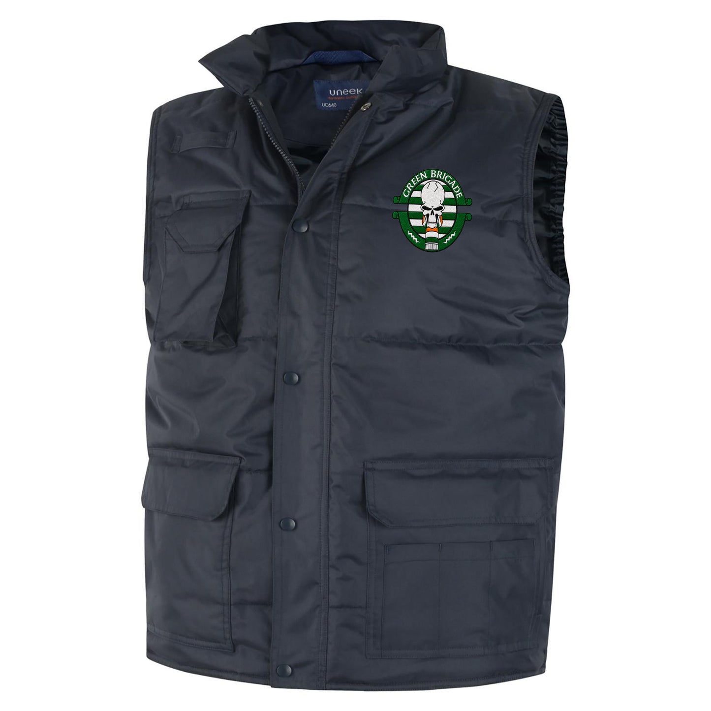 Green Brigade Celtic Football Bodywarmer 