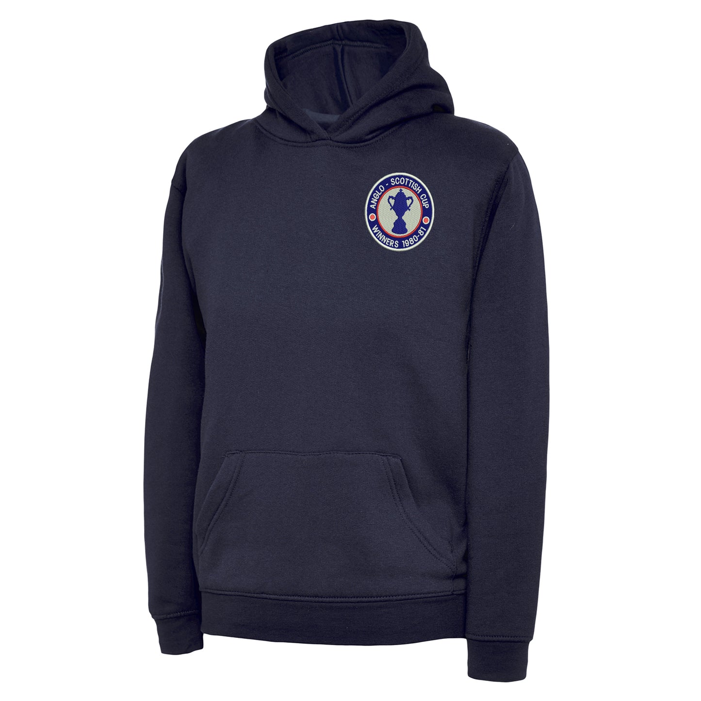 Retro Chesterfield Anglo-Scottish Cup Winners 1981 Embroidered Children's Hoodie
